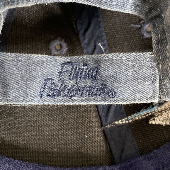 FLYING FISHERMAN Ball Cap Denim Blue Cotton Embroidered MARLIN Adjustable Hat - Picture 11 of 11